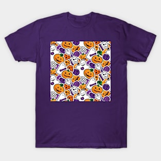 Poison Pumpkin Skull Halloween T-Shirt